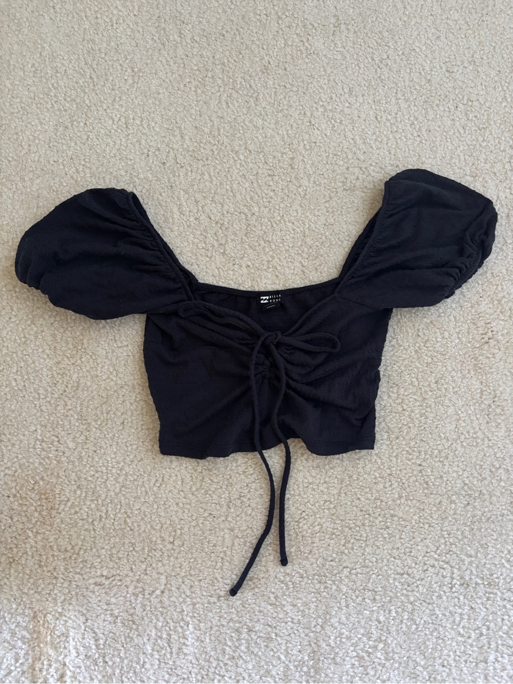 Billabong Black Crop Top